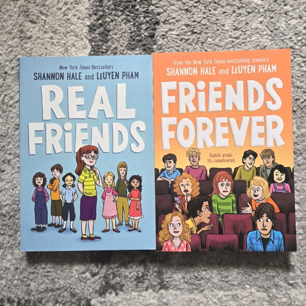 Real Friends & Friends Forever Graphic Novels By Shannon Hale